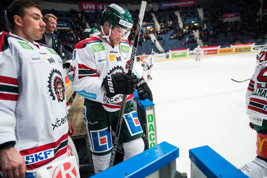 Frölundas Sean Bergenheim deppar