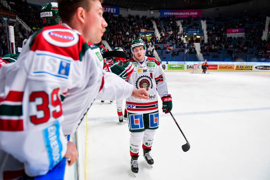 Frölundas Henrik Tömmernes jublar