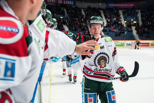 Frölundas Christoffer Ehn jublar
