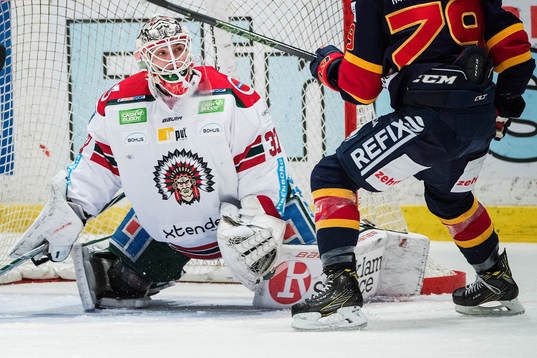 Frölundas målvakt Johan Gustafsson