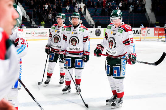 Frölundas spelare deppar
