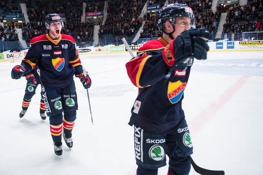Djurgårdens Alexander Urbom jublar