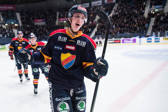 Djurgårdens Lukas Vejdemo jublar