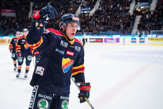 Djurgårdens Matt Anderson jublar