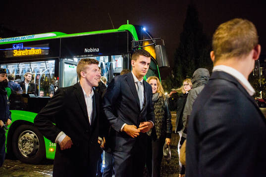Mattias Svanberg och Alexander Jeremejeff anälnder när