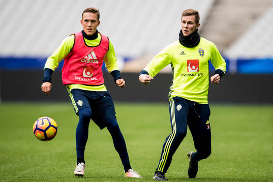 Ludwig Augustinsson och Emil Krafth