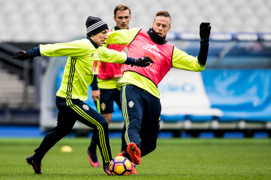 Emil Forsberg och Pontus Jansson
