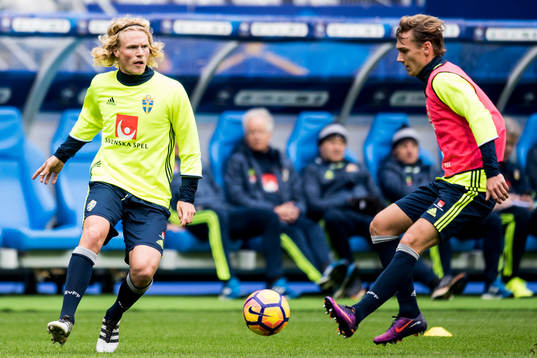 Oscar Hiljemark och Linus Wahlqvist