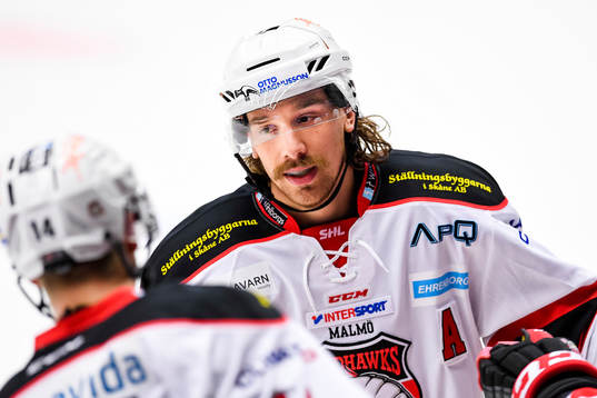 Malmö Redhawks Andreas Thuresson jublar