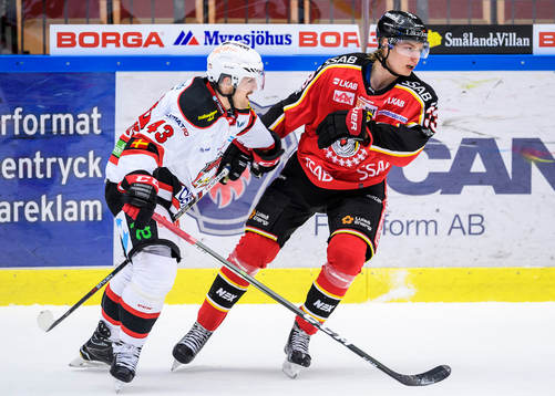 Malmö Redhawks Nichlas Hardt och Luleås Christopher