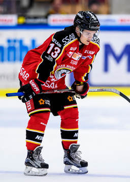 Luleås Julius Junttila deppar