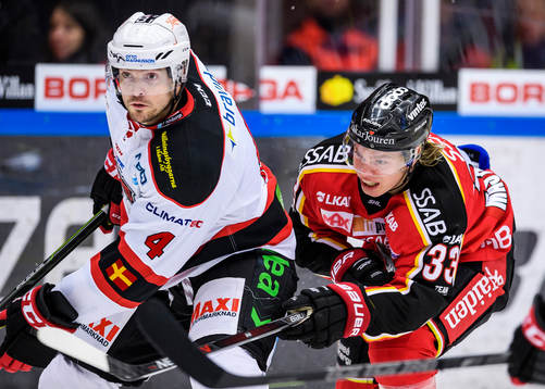Malmö Redhawks Noah Welch och Luleås Christopher