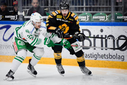 Rögles Daniel Sylwander och Skellefteås Fredrik Lindgren
