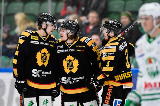 Skellefteås spelare jublar