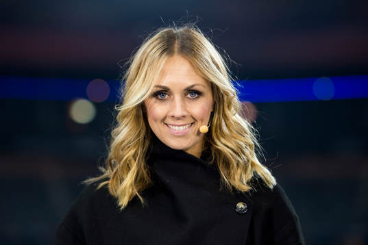 Eurosports studio med Karin Frick