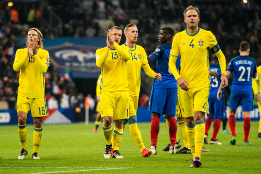 Sveriges Oscar Hiljemark, Jakob Johansson, Pontus Jansson