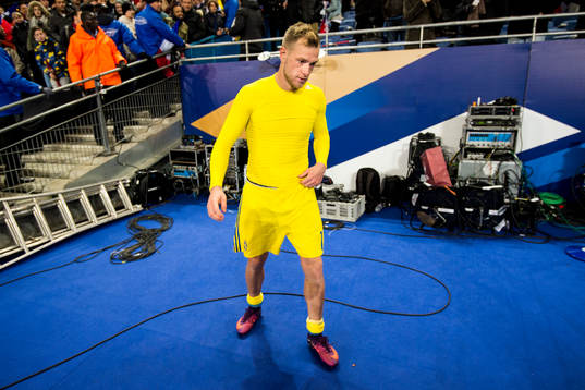 Sveriges John Guidetti deppar