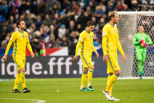 Sveriges Albin Ekdal, Victor Nilsson Lindelöf och Ola