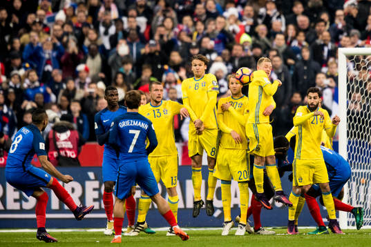 Sveriges Jakob Johansson, Albin Ekdal, Ola Toivonen, John