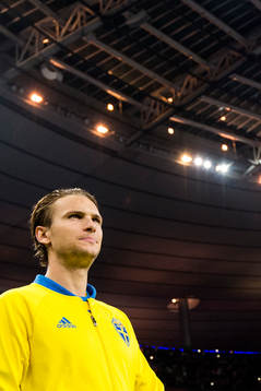 Sveriges Albin Ekdal gör entré