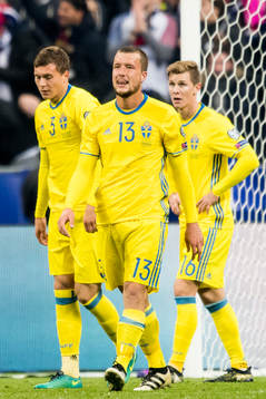 Sveriges Victor Nilsson Lindelöf, Jakob Johansson och Emil