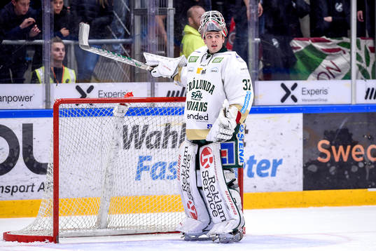 Frölundas målvakt Johan Gustafsson