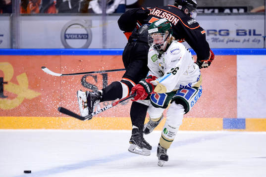Karlskronas Mattias Karlsson och Frölundas Rasmus Dahlin