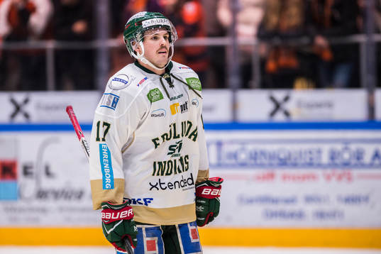 Frölundas Sebastian Stålberg jublar