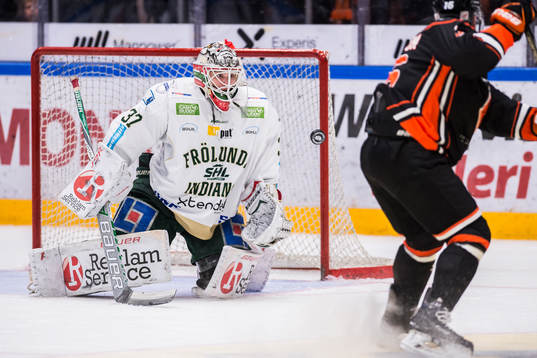 Frölundas målvakt Johan Gustafsson