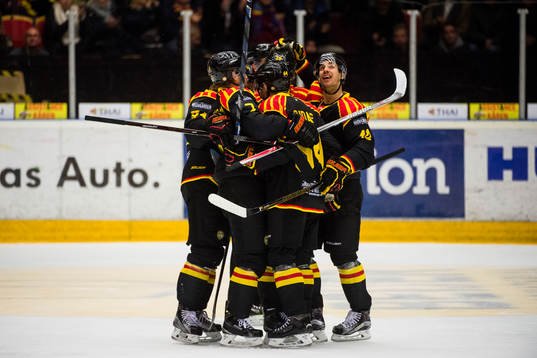 Brynäs Brynäs Jesper Jensen jublar