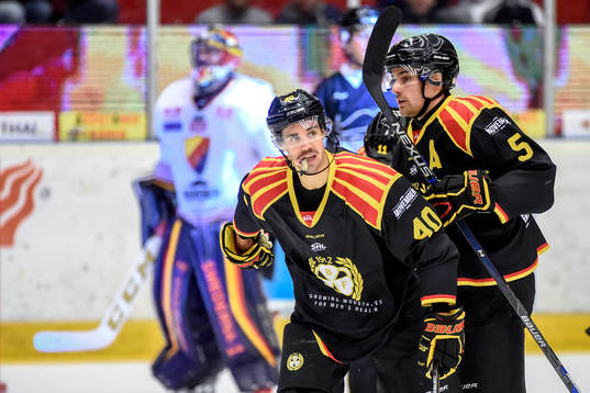 Brynäs Jesper Jensen jublar