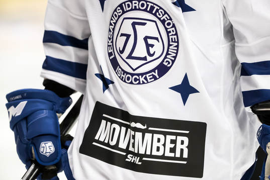 Leksands movembertröja i ishockeymatchen i SHL mellan