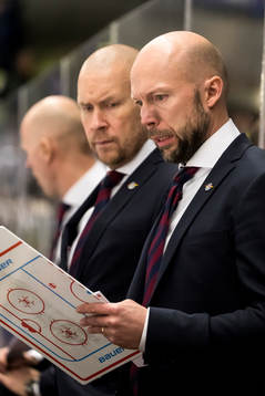 Luleås assisterande tränare Anders Burström  i