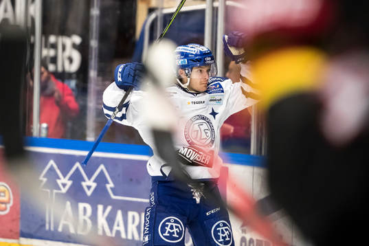 Leksands Johan Olofsson jublar