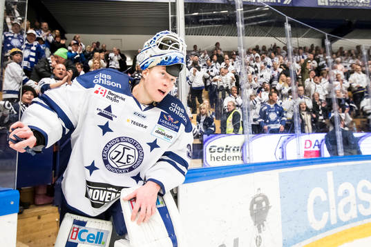 Leksands målvakt Atte Engren utsedd till matchens krigare