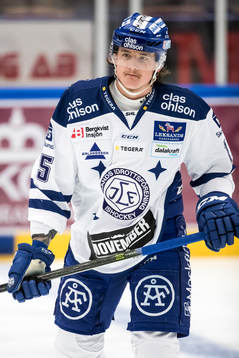 Leksands Ben Youds  i ishockeymatchen i SHL mellan Leksand