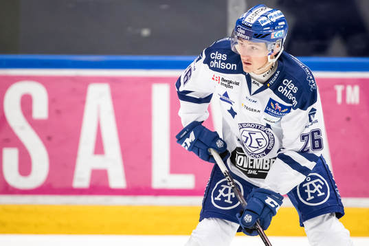 Leksands Patrik Norén  i ishockeymatchen i SHL mellan