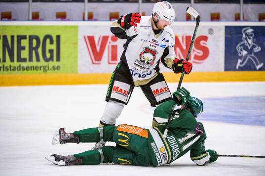 Malmö Redhawks Noah Welch och Färjestads Joakim Nygård