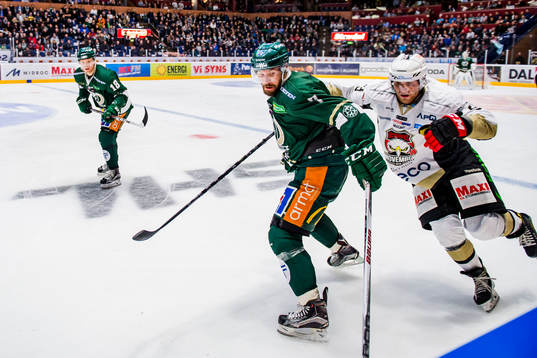 Färjestads Andreas Jämtin, Jonas Holös och Malmö