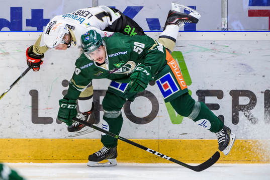 Malmö Redhawks Carl-Johan Lerby och Färjestads Sebastian
