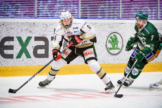 Malmö Redhawks Marcus Sylvegård och Färjestads  Jonas