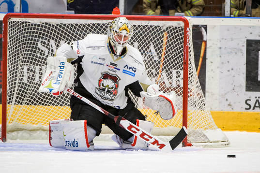 Malmö Redhawks målvakt Oscar Alsenfelt