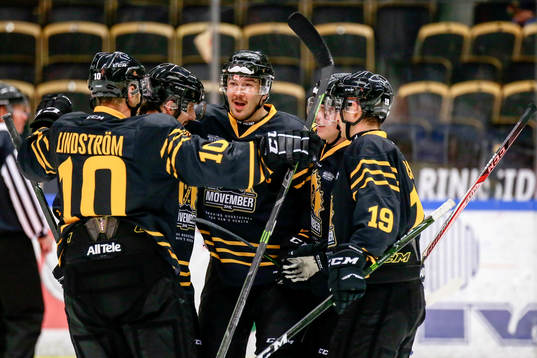 Skellefteås Jimmie Ericsson, Joakim Lindström och Andrew