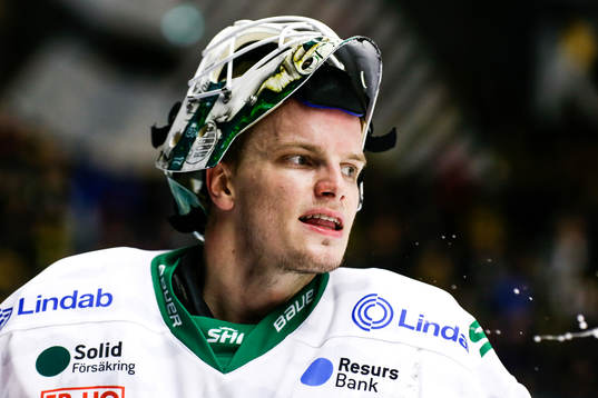 Rögles  målvakt Oscar Dansk