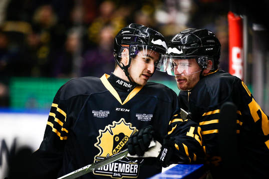 Skellefteås Andrew Calof  och Sebastian Ohlsson