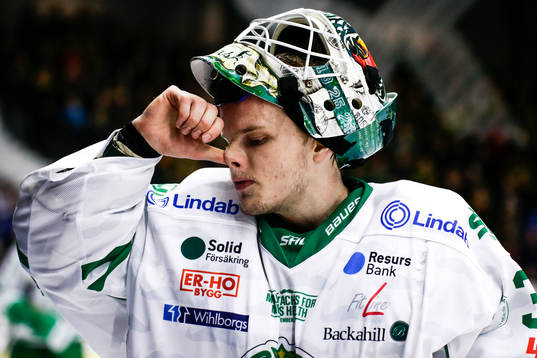 Rögles  målvakt Oscar Dansk