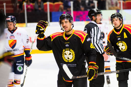 Brynäs Jesper Jensen jublar