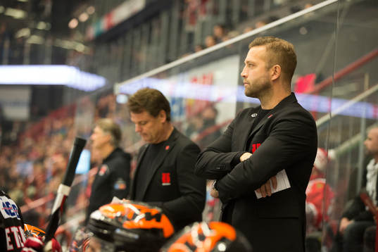 Örebros tränare Johan Tornberg och Lars Ivarsson