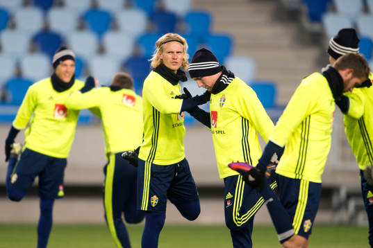 Oscar Hiljemark och Emil Forsberg