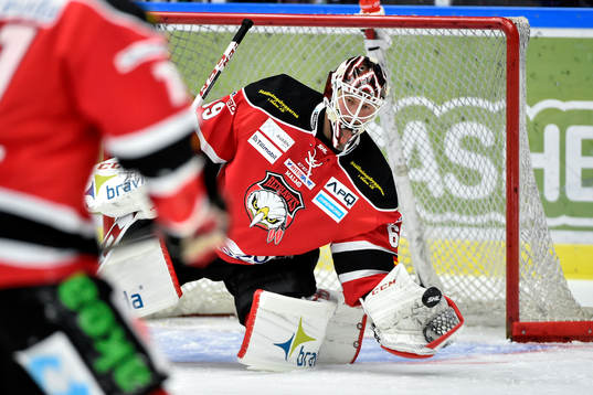 Malmö Redhawks målvakt Oscar Alsenfelt